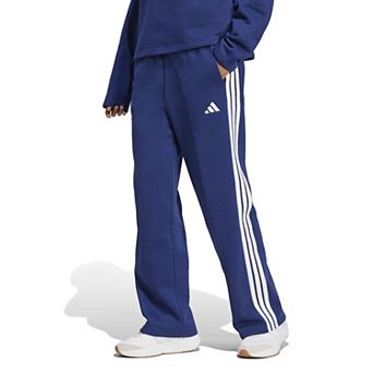 Women's adidas Essentials 3-Stripes Fleece Open Hem Sportswear Pants