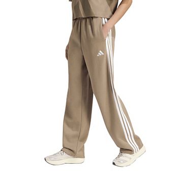 Women's adidas Essentials 3-Stripes Fleece Open Hem Sportswear Pants