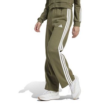 Women's adidas Essentials 3-Stripes Fleece Open Hem Sportswear Pants