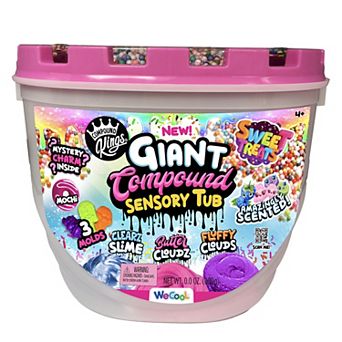 WeCool Giant Sweet Treats Compound Sensory Tub with Molds & Scented Slime