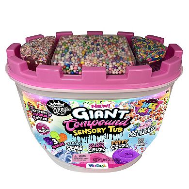 WeCool Giant Sweet Treats Compound Sensory Tub with Molds & Scented Slime