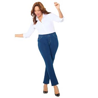 Catherines Women's Plus Size Petite The Knit Jean