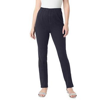 Roaman's Women's Plus Size Knit Jean Jegging