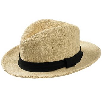 KingSize Men's Straw Fedora