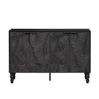 Merax 47.2'' Modern TV Stand, Entertainment Center Media Console with 2 Spacious Storage Space