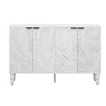 Merax 47.2'' Modern TV Stand, Entertainment Center Media Console with 2 Spacious Storage Space