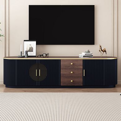 Merax 70.8'' Modern Minimalist TV Stand for TVs up to 80 Inches