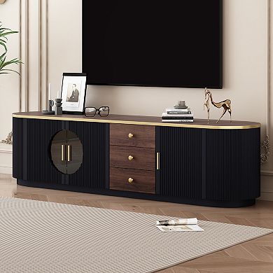 Merax 70.8'' Modern Minimalist TV Stand for TVs up to 80 Inches