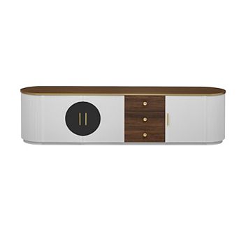 Merax 70.8'' Modern Minimalist TV Stand for TVs up to 80 in