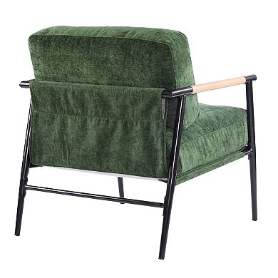 Merax 27.56" Modern Accent Chair with Plush Cushions