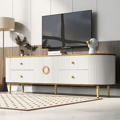 Merax Modern TV Stand for TVs up to 80 Inches