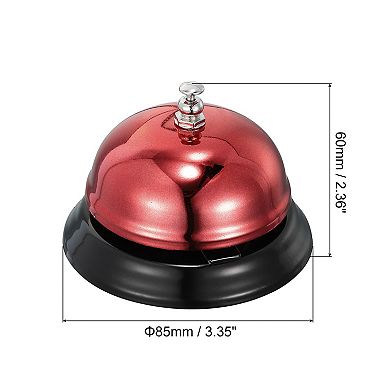 Desk Bell, 3.35" Dinner Bell for Restaurants, Service