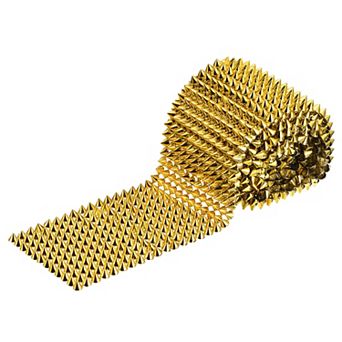 Sew Stitch on Cone Spikes Studs, Flat Back Spike Rivet Punk Trim Ribbon for DIY Clothing, Bags