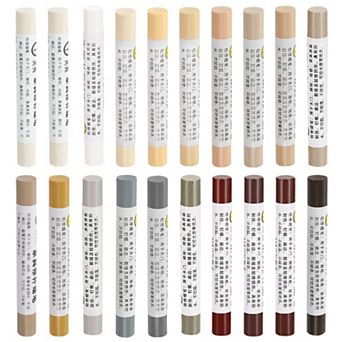 Furniture Repair Wax Crayons Kit, 20 pc - Wood Filler Stick, Touch Up Furniture Markers