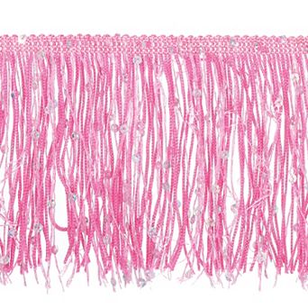 5 Yards of 10cm/4" Sequin Fringe Trim Sparkling DIY Fringe Tassel Trim Ribbon
