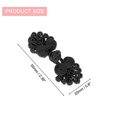 10 Set Closure Buttons, Knots Frog Buttons for DIY