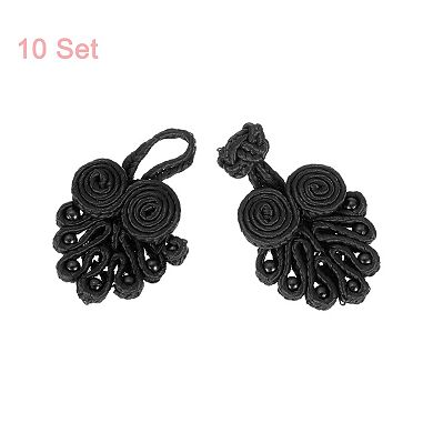 10 Set Closure Buttons, Knots Frog Buttons for DIY