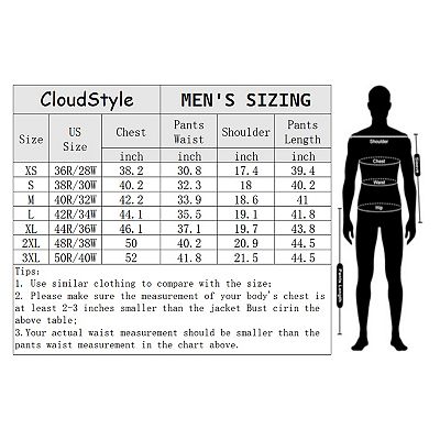 Men's Slim 1-Button Suit Set: Tailored Blazer & Dress Pants - Wedding & Office Ready