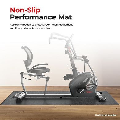 Sunny Health & Fitness Home Gym Floor Protector Mat for Fitness & Exercise Equipment