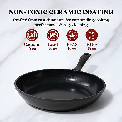 Alva Energy 3pc Nonstick Aluminum Cookware Set - Non-Toxic & Easy-to-Clean
