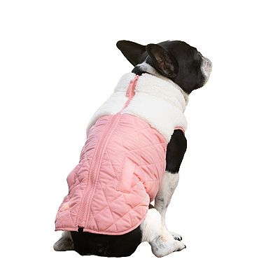 SportPet Sherpa Contrast Yoke Pet Jacket