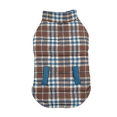 SportPet Quilted Plaid Pet Jacket