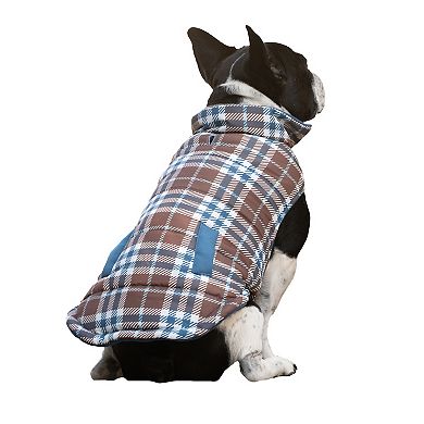 SportPet Quilted Plaid Pet Jacket