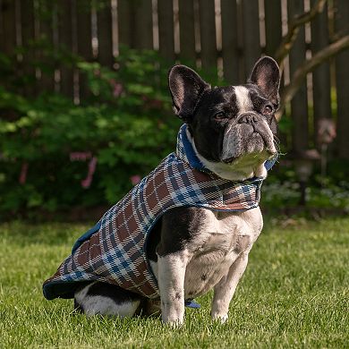 SportPet Quilted Plaid Pet Jacket