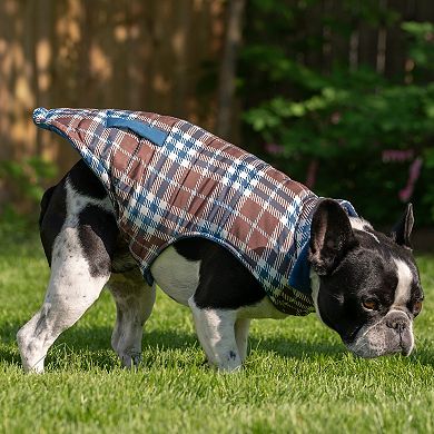 SportPet Quilted Plaid Pet Jacket