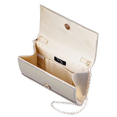 N by Nina M-LUV Allover Crystal Clutch