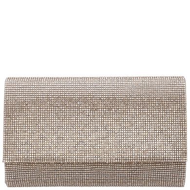 N by Nina M-LUV Allover Crystal Clutch