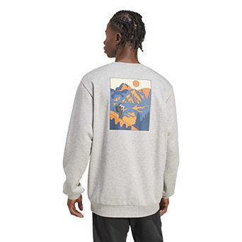 Men's adidas Doodle Hunt Hike Long Sleeve Graphic Sweatshirt