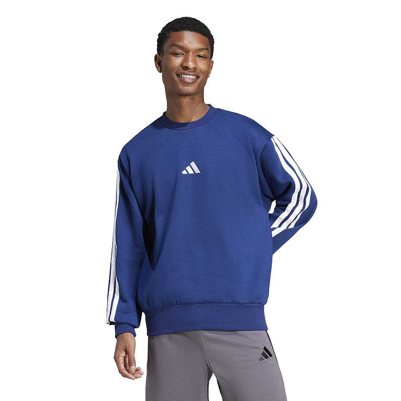 Men's adidas Essentials 3-Stripes Fleece Sweatshirt, 