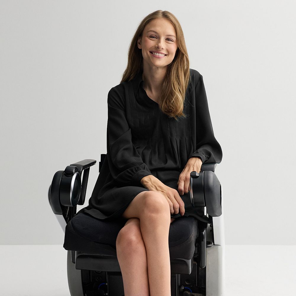 Women's Nine West Adaptive Pintuck Mini Dress