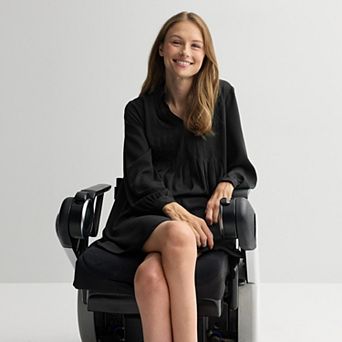 Women's Nine West Adaptive Pintuck Mini Dress