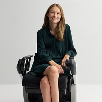 Women's Nine West Adaptive Pintuck Mini Dress