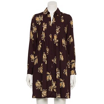 Women's Nine West Adaptive Pintuck Mini Dress