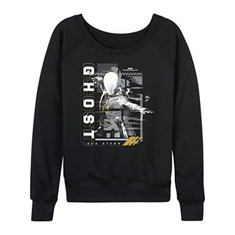 Women's Marvel Thunderbolts Ghost Ava Starr French Terry Long Sleeve Tee