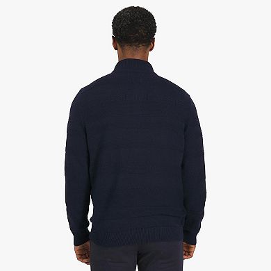 Men's Chaps Textured Button-Mock Sweater
