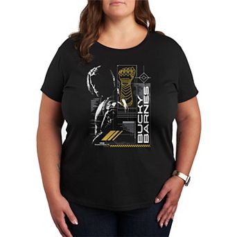 Plus Size Marvel Thunderbolts Bucky Barnes Graphic Tee