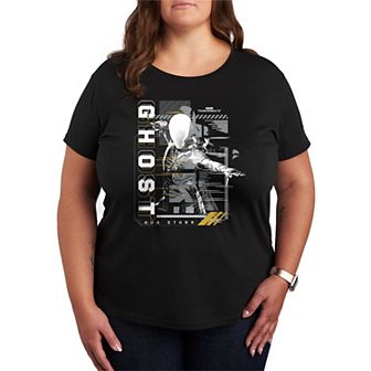 Plus Size Marvel Thunderbolts Ghost Ava Starr Graphic Tee