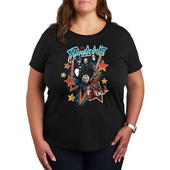 Plus Size Marvel Thunderbolts Stars Graphic Tee