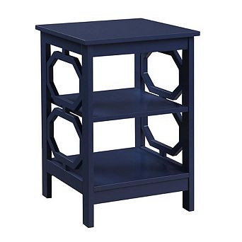 Convenience Concepts Omega End Table, Cobalt Blue