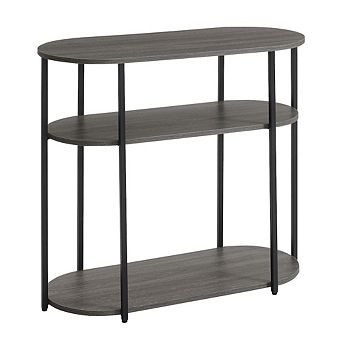 Convenience Concepts Designs2Go Simon 3 tier Oval Entryway Hall Table