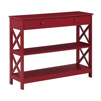 Convience Concept, Inc. Oxford 1 Drawer Console Table with Shelves