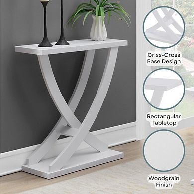 Convenience Concepts Newport Criss-Cross Console Table
