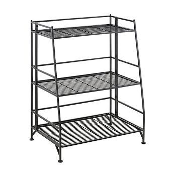 Convenience Concepts Xtra Storage 3 tier Ladder Folding Metal Shelf