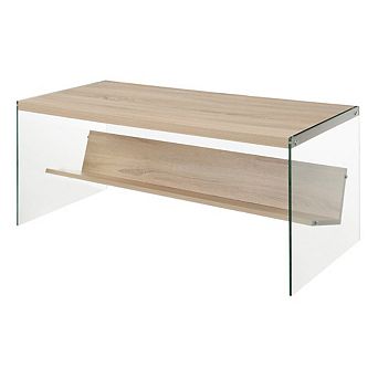 Convience Concept, Inc. SoHo Glass Coffee Table with Shelf