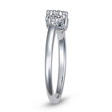 LeRose by Lexi and Rose Sterling Silver 1/4 Carat T.W. Lab-Grown ...