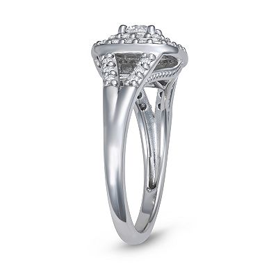 LeRose by Lexi and Rose Sterling Silver 3/4 Carat T.W. Lab-Grown ...